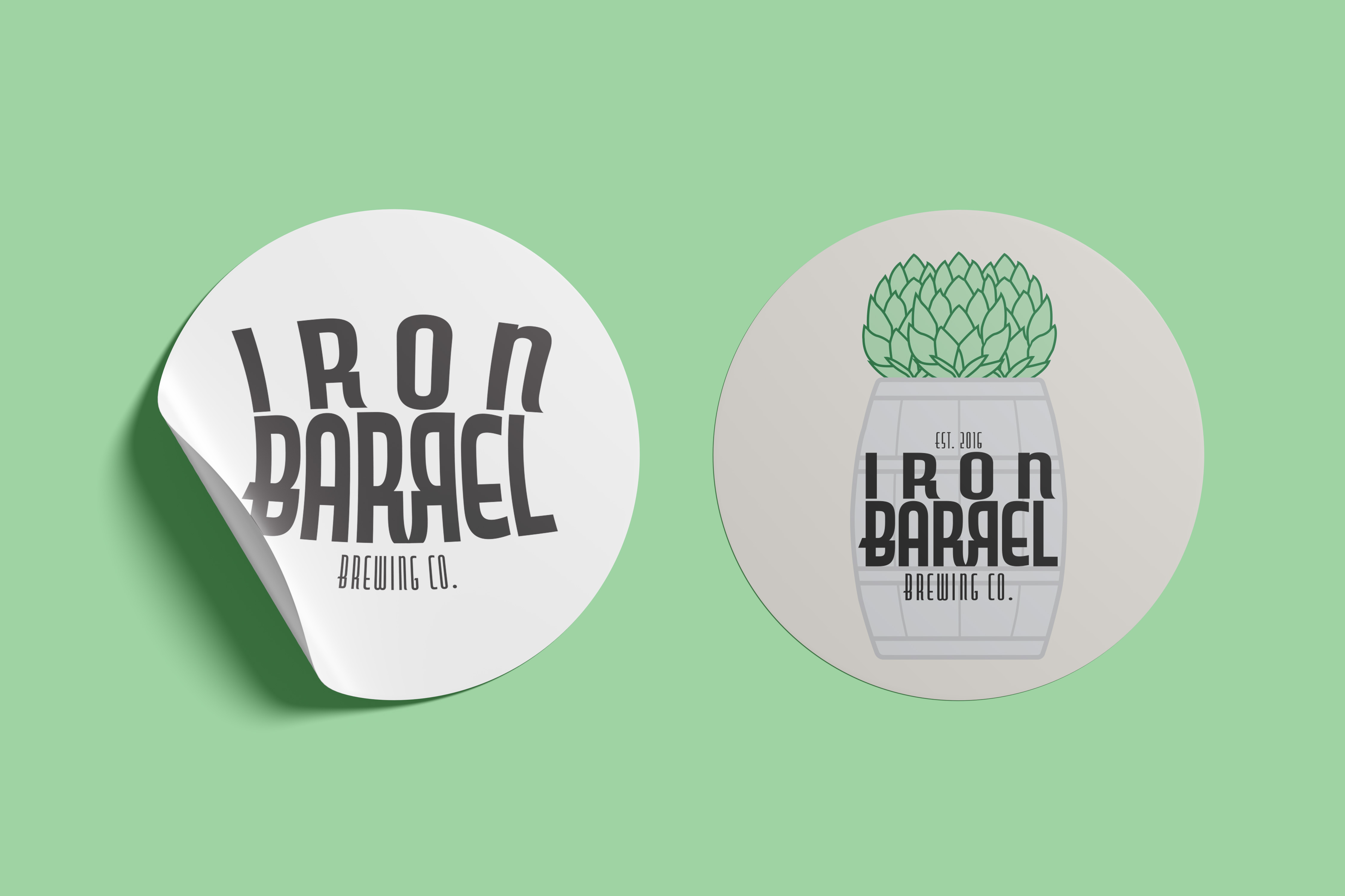 03 Free Round Sticker Mockup 03 Free Round Sticker Mockup