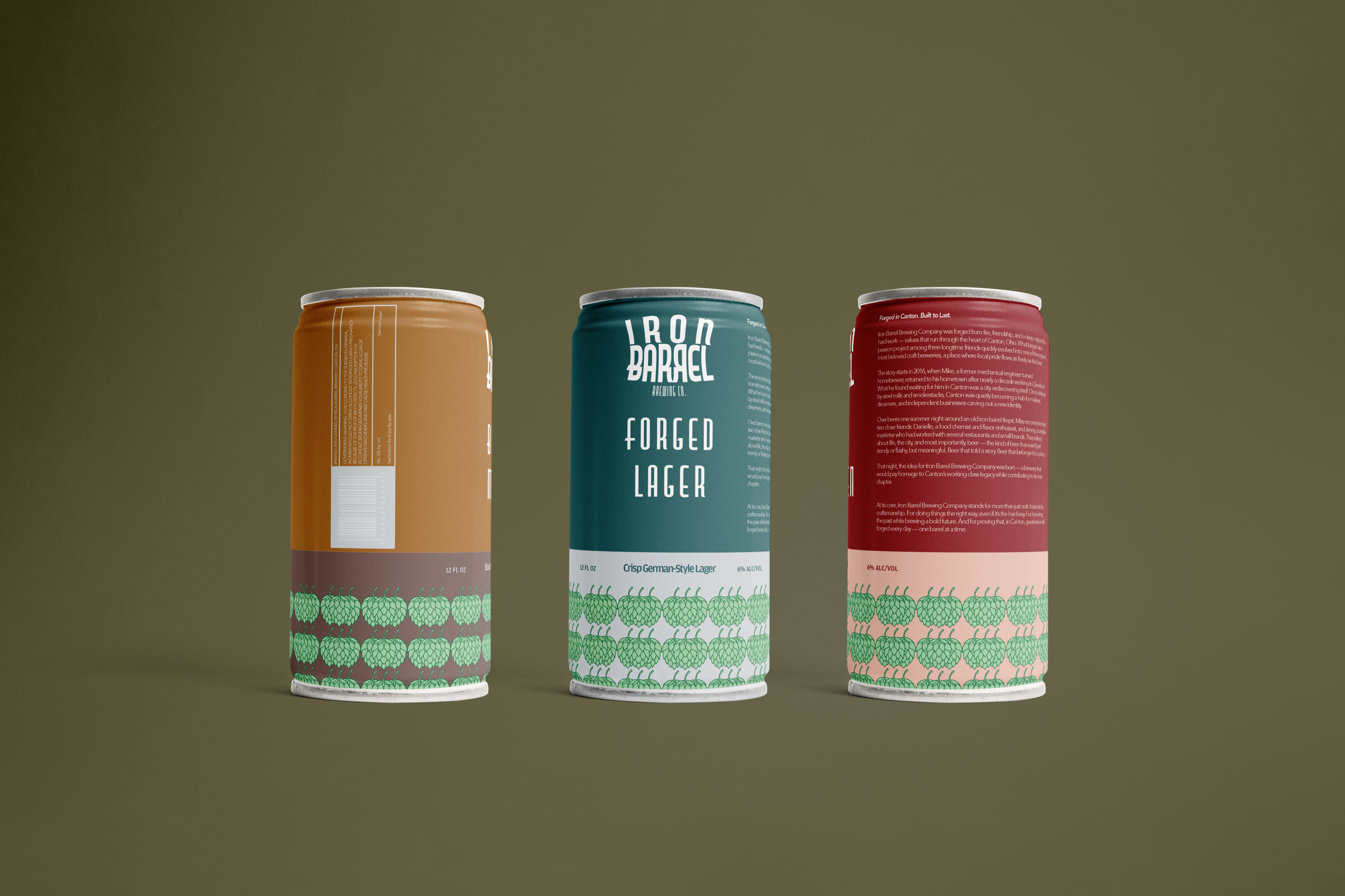 Free Three Small Metal Can Mockups Free Three Small Metal Can Mockups