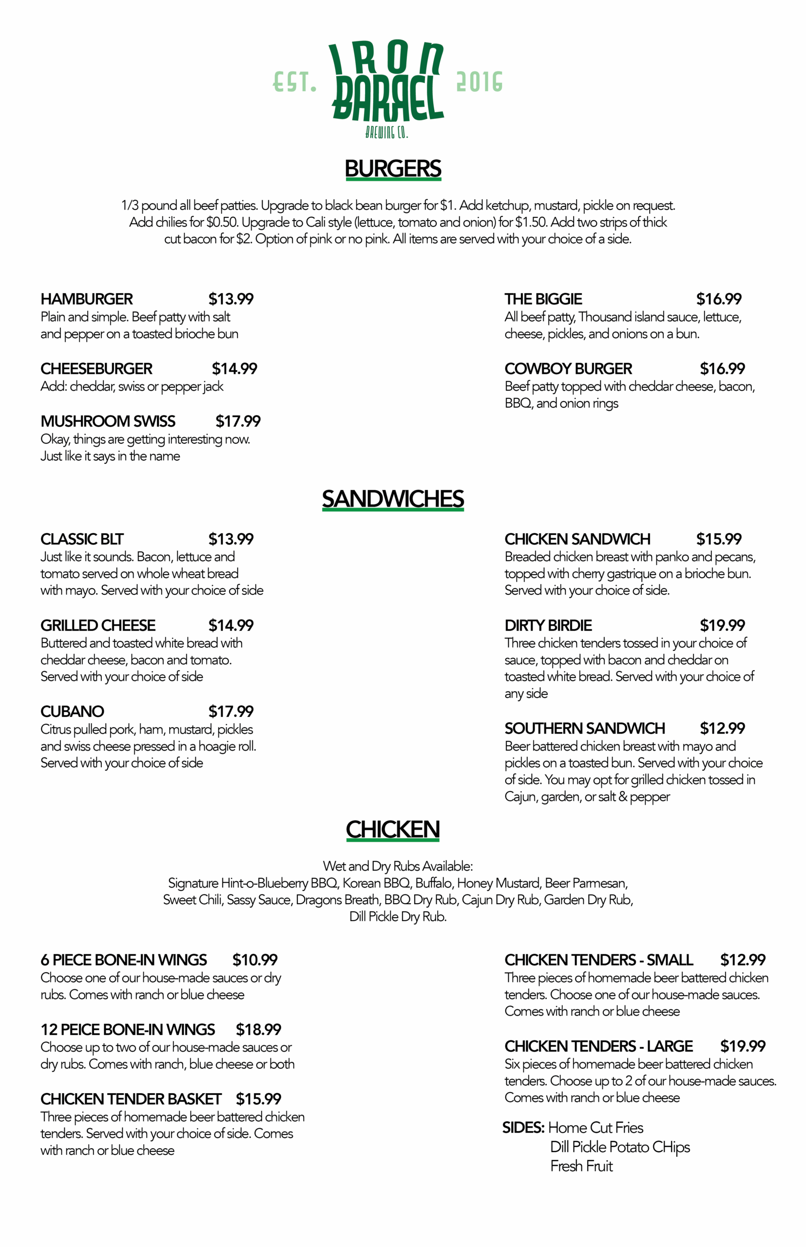 Iron Barrel Brewery_menu copy Iron Barrel Brewery_menu copy