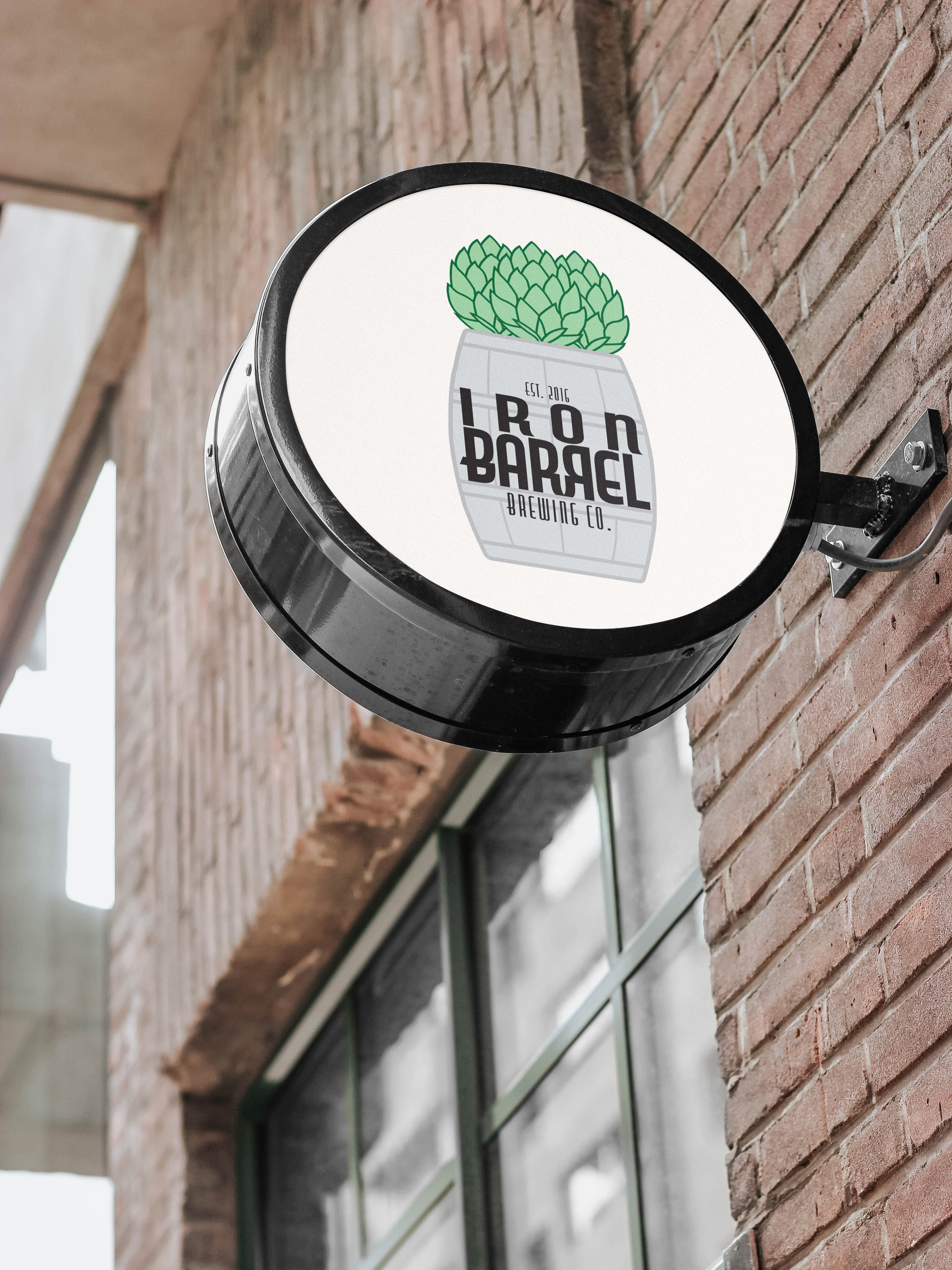 Rounded Sign Mockup Rounded Sign Mockup