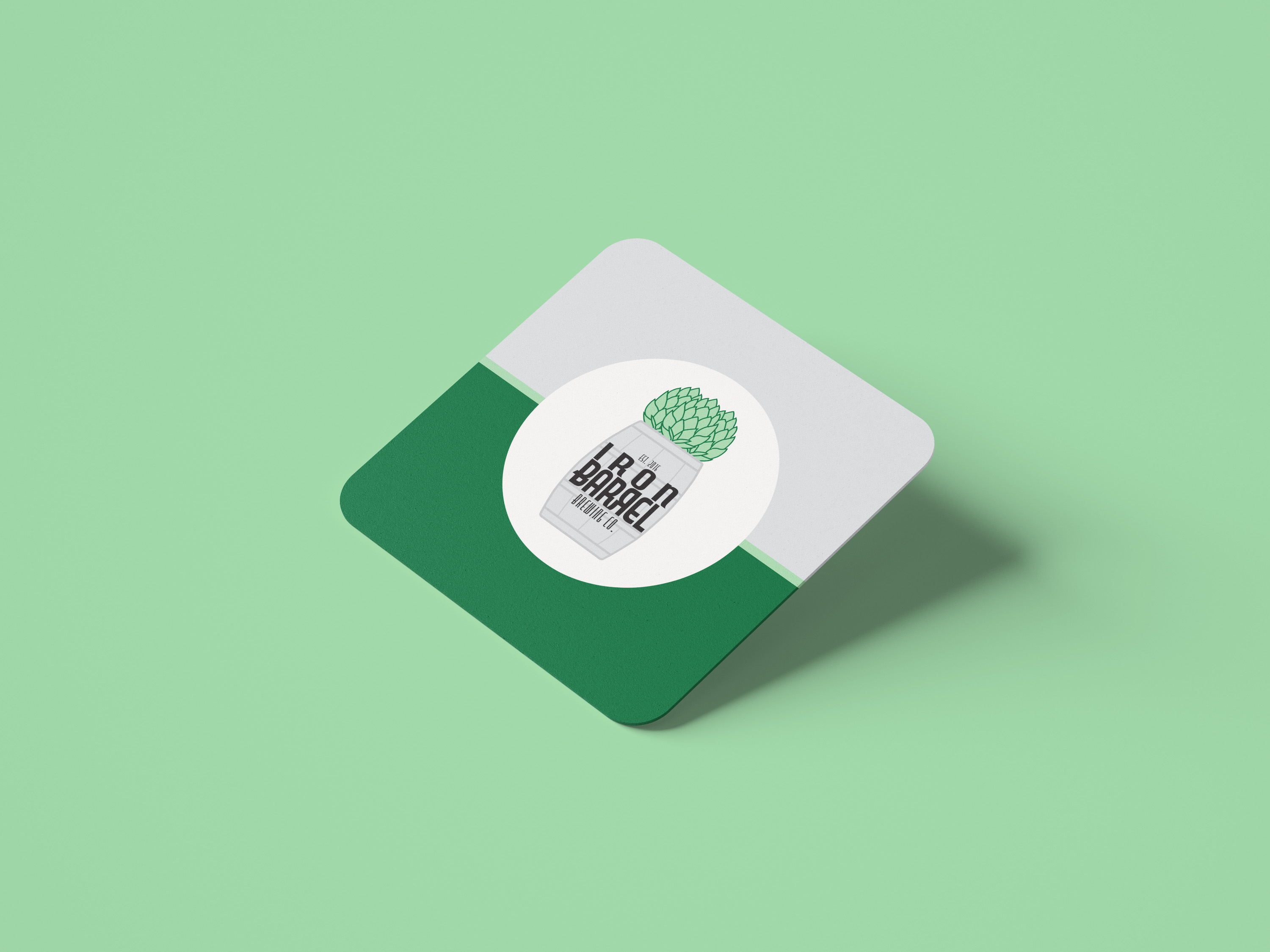 Square Coaster Mockup Square Coaster Mockup